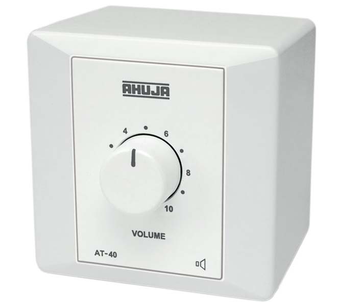 COMPACT SPEAKER VOLUME CONTROLLER FOR 100V LINE SIGNALS, SUITABLE FOR POWER RATING UP TO 40W - AT40